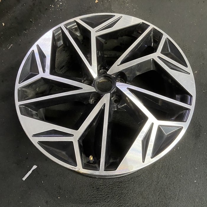 20" IONIQ 6 23-25 20x8.5 Original OEM Wheel Rim - MACHINED BLACK - View 7