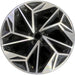 20" IONIQ 6 23-25 20x8.5 Original OEM Wheel Rim - MACHINED BLACK - Front View