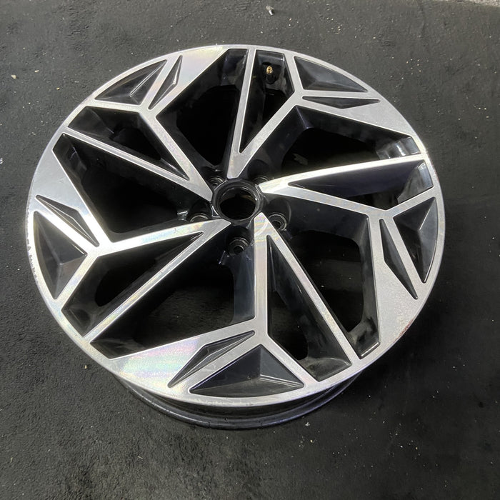 20" IONIQ 6 23-25 20x8.5 Original OEM Wheel Rim - MACHINED BLACK - View 8