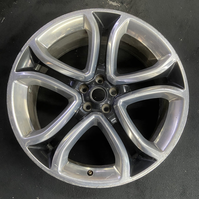 22" EDGE 11-12 22x9 , Original OEM Wheel Rim - POLISHED BLACK - Additional View
