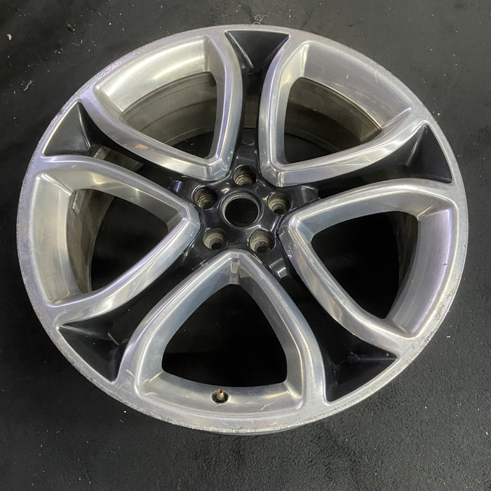 22" EDGE 11-12 22x9 , Original OEM Wheel Rim - POLISHED BLACK - View 7