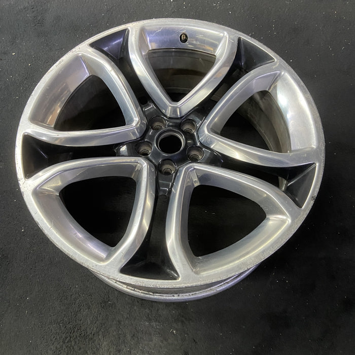 22" EDGE 11-12 22x9 , Original OEM Wheel Rim - POLISHED BLACK - View 8