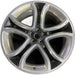 22" EDGE 11-12 22x9 , Original OEM Wheel Rim - POLISHED BLACK - Front View