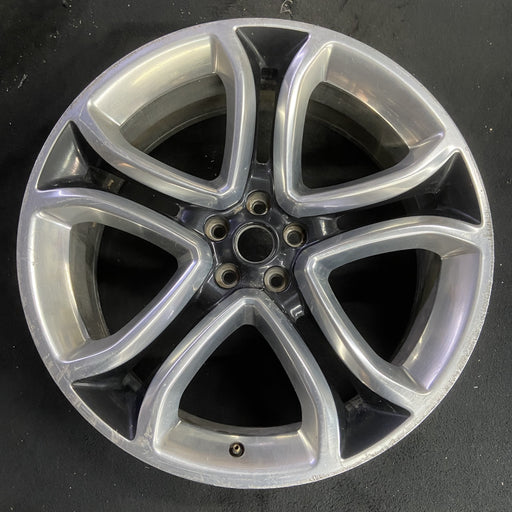 22" EDGE 11-12 22x9 , Original OEM Wheel Rim - POLISHED BLACK - Additional View