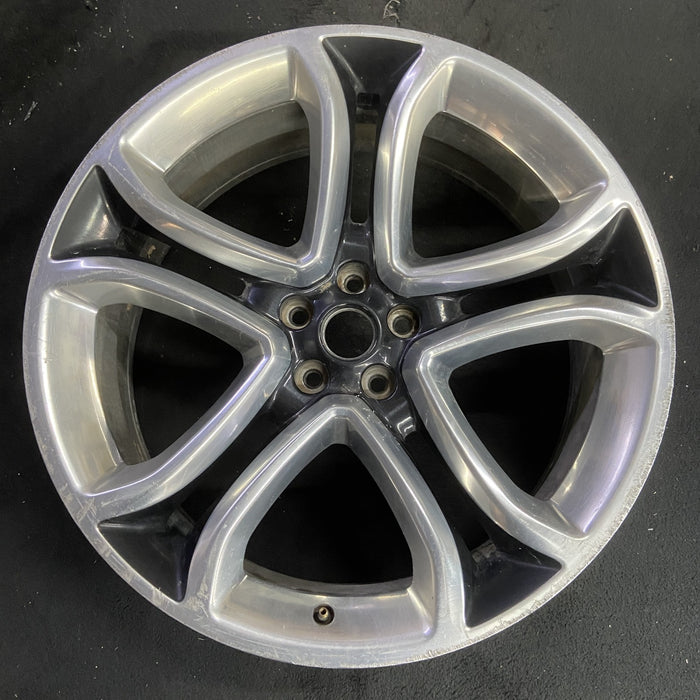 22" EDGE 11-12 22x9 , Original OEM Wheel Rim - POLISHED BLACK - Additional View