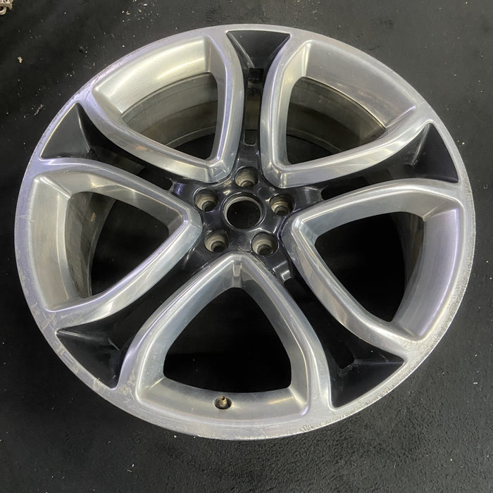 22" EDGE 11-12 22x9 , Original OEM Wheel Rim - POLISHED BLACK - View 7