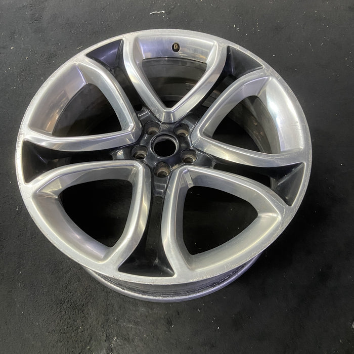 22" EDGE 11-12 22x9 , Original OEM Wheel Rim - POLISHED BLACK - View 8