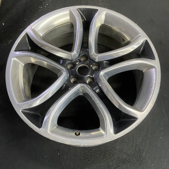 22" EDGE 11-12 22x9 , Original OEM Wheel Rim - POLISHED BLACK - View 7