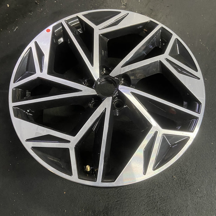 20" IONIQ 6 23-25 20x8.5 Original OEM Wheel Rim - MACHINED BLACK - View 7