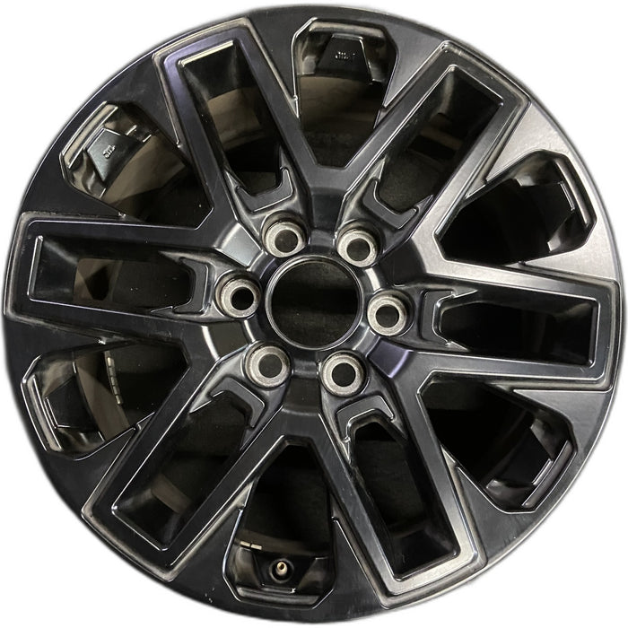 20" SEQUOIA 23-26 20x8, open spoke , Original OEM Wheel Rim - BLACK - Front View