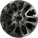 20" SEQUOIA 23-26 20x8, open spoke , Original OEM Wheel Rim - BLACK - Front View