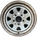 15" BRONCO 85-91 15x8 Original OEM Wheel Rim - SILVER - Front View