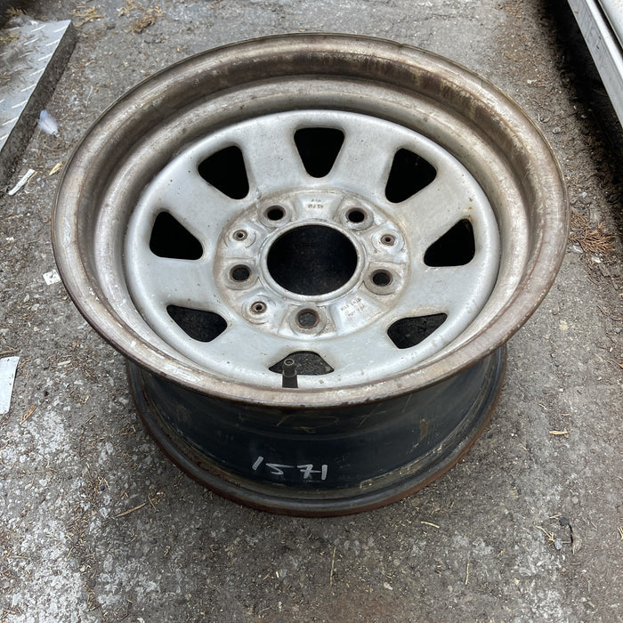 15" BRONCO 85-91 15x8 Original OEM Wheel Rim - SILVER - View 7