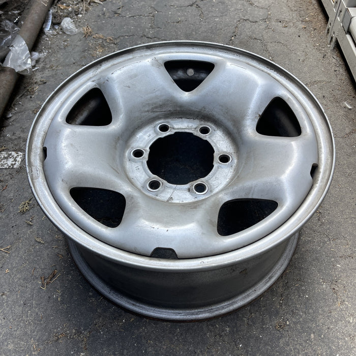 16" TACOMA 16-23 16x7, steel, 5 spoke Original OEM Wheel Rim - SILVER - View 8