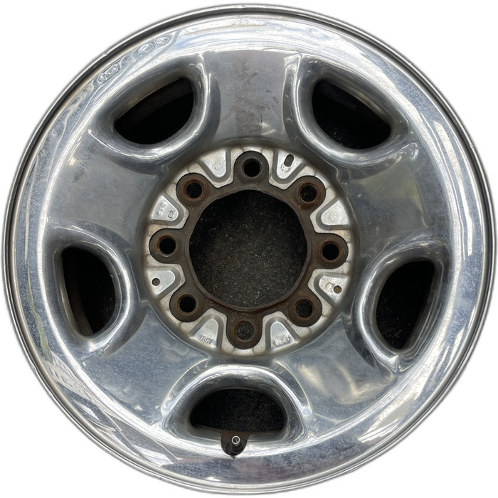 16" SIERRA 1500 PICKUP 01-02 16x6.5, 8 lug , , steel , Original OEM Wheel Rim - - Front View