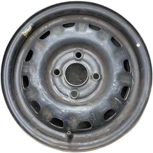13" ACCORD 86-88 13x5, steel Original OEM Wheel Rim - BLACK - Front View