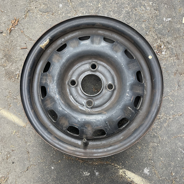 13" ACCORD 86-88 13x5, steel Original OEM Wheel Rim - BLACK - Additional View
