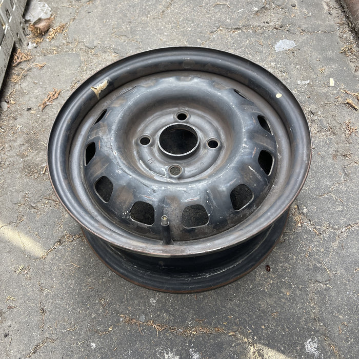 13" ACCORD 86-88 13x5, steel Original OEM Wheel Rim - BLACK - View 7
