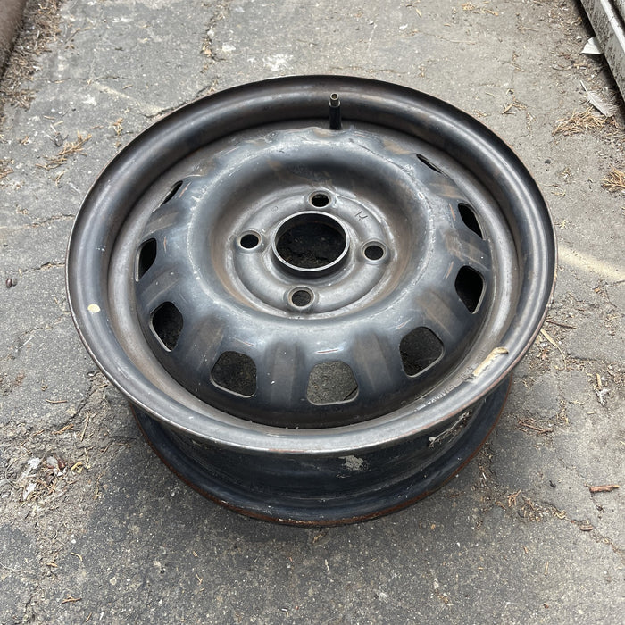 13" ACCORD 86-88 13x5, steel Original OEM Wheel Rim - BLACK - View 8
