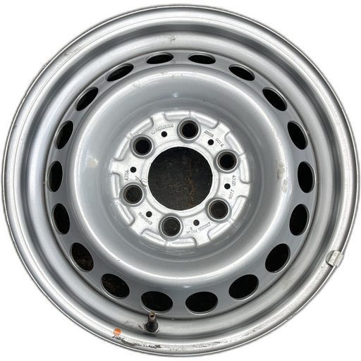 16" ESPRINTER 2500 24-26 16x6.5, steel Original OEM Wheel Rim - SILVER - Front View