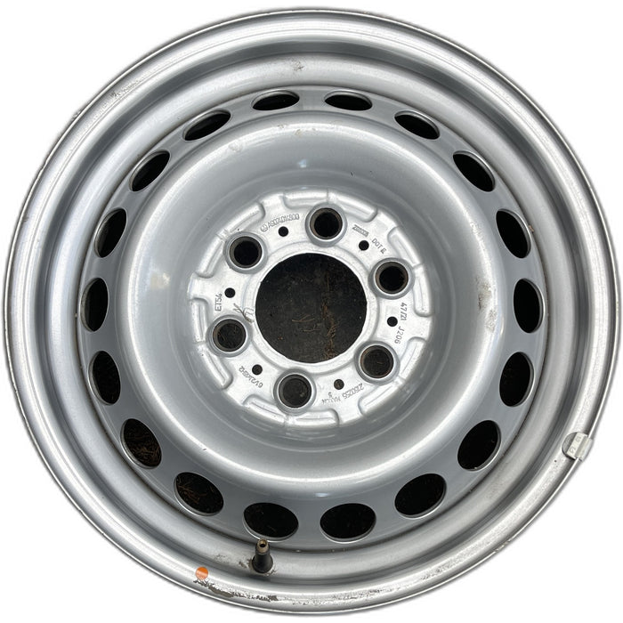 16" ESPRINTER 2500 24-26 16x6.5, steel Original OEM Wheel Rim - SILVER - Front View