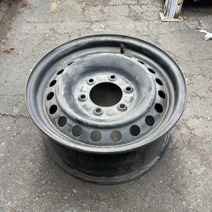 16" FRONTIER 01 16x7, steel , 20 round holes Original OEM Wheel Rim - BLACK - View 8