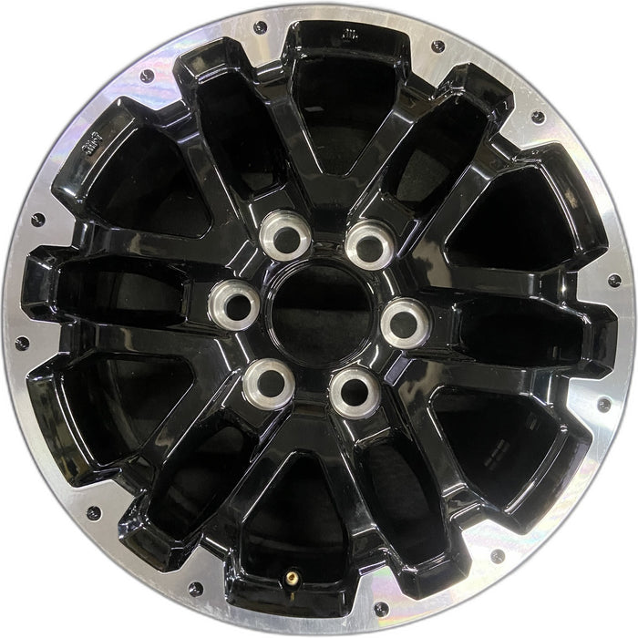 18" SEQUOIA 23-24 18x7.5, 6 double spoke, Original OEM Wheel Rim - MACHINED - Front View