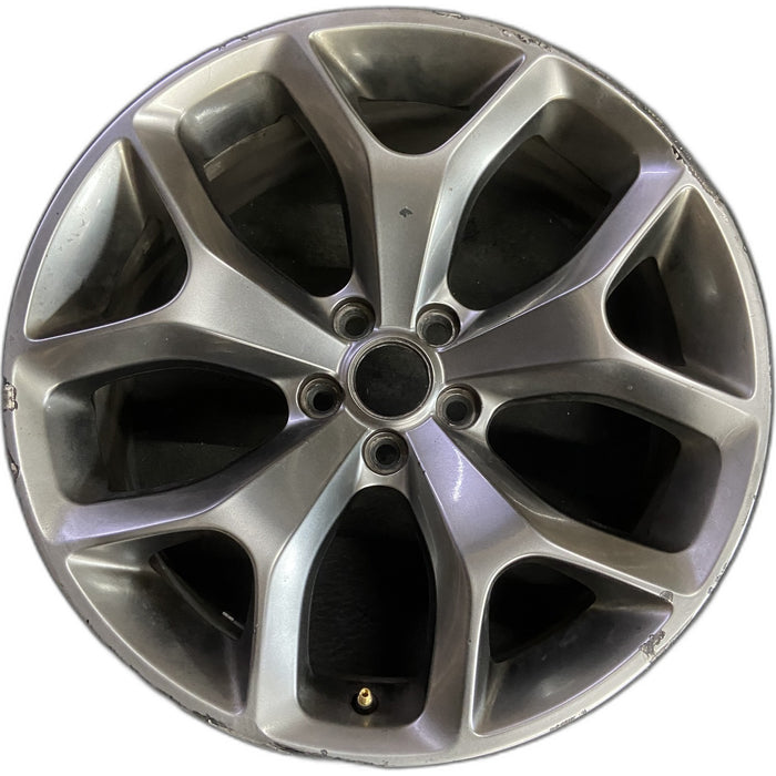 20" CHALLENGER 15-17 20x8 , 5 Y spoke, Original OEM Wheel Rim - CHARCOAL - Front View