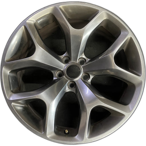 20" CHALLENGER 15-17 20x8 , 5 Y spoke, Original OEM Wheel Rim - CHARCOAL - Front View
