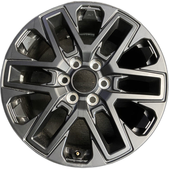 20" SEQUOIA 23-26 20x8, open spoke , Original OEM Wheel Rim - BLACK - Front View