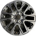 20" SEQUOIA 23-26 20x8, open spoke , Original OEM Wheel Rim - BLACK - Front View