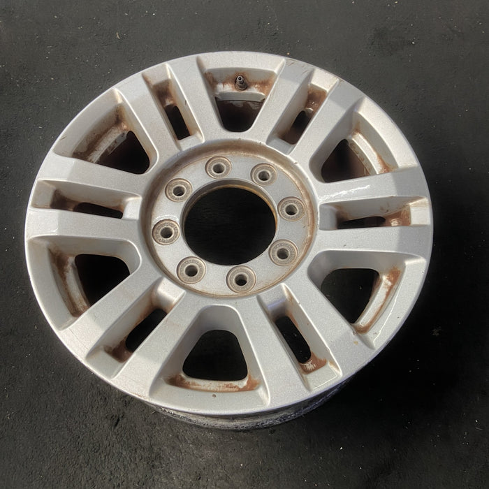 18" FORD F250SD PICKUP 17 18x8 , aluminum, 12 spoke , silver Original OEM Wheel - View 8
