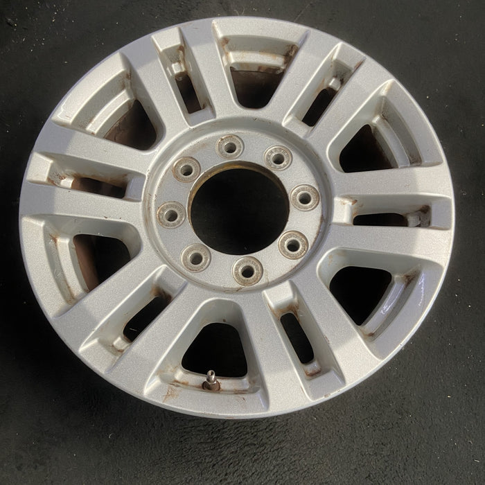 18" FORD F250SD PICKUP 17 18x8 , aluminum, 12 spoke , silver Original OEM Wheel - View 7