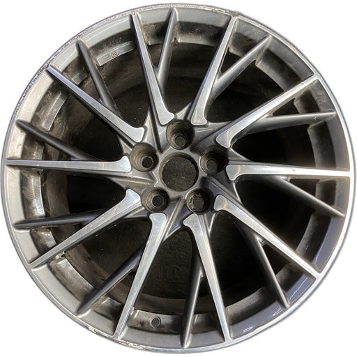 19" LEXUS RC F 15-19 19x9 , 20 spoke, cross spoke Original OEM Wheel Rim - - Front View