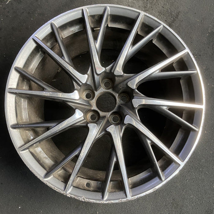 19" LEXUS RC F 15-19 19x10 , 20 spoke, cross spoke Original OEM Wheel Rim - - Additional View