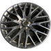 19" MUSTANG 15 19x9.5 , 20 spoke, Original OEM Wheel Rim - BLACK - Front View