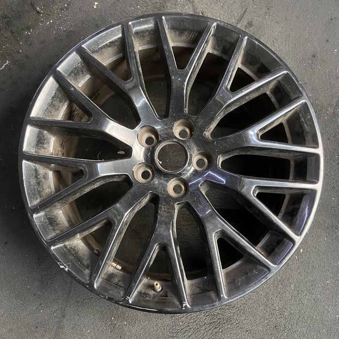 19" MUSTANG 15 19x9 , 20 spoke, Original OEM Wheel Rim - BLACK - Additional View