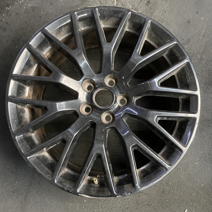 19" MUSTANG 15 19x9 , 20 spoke, Original OEM Wheel Rim - BLACK - Additional View