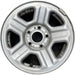 16" WRANGLER 07-10 16x7, steel Original OEM Wheel Rim - SILVER - Front View