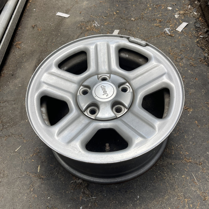 16" WRANGLER 07-10 16x7, steel Original OEM Wheel Rim - SILVER - View 7