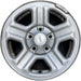 16" WRANGLER 07-10 16x7, steel Original OEM Wheel Rim - SILVER - Front View