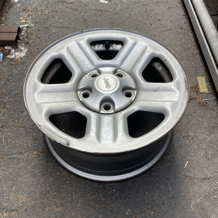 16" WRANGLER 07-10 16x7, steel Original OEM Wheel Rim - SILVER - View 8