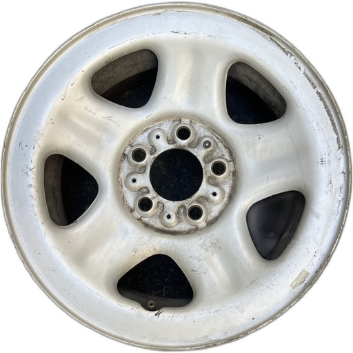 15" CHEROKEE 01 15x7, steel Original OEM Wheel Rim - SILVER - Front View