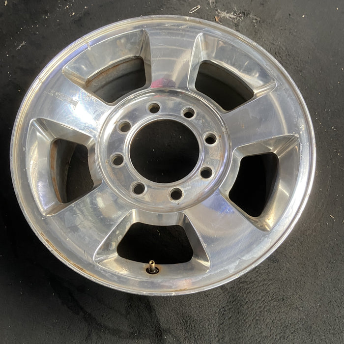 17" DODGE 1500 PICKUP 06 8 lug, , aluminum, Original OEM Wheel Rim - POLISHED - View 7