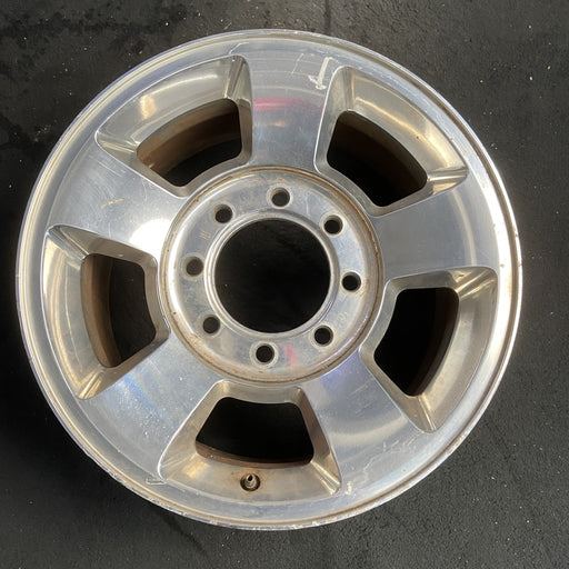17" DODGE 1500 PICKUP 06 8 lug, , aluminum, Original OEM Wheel Rim - POLISHED - Additional View