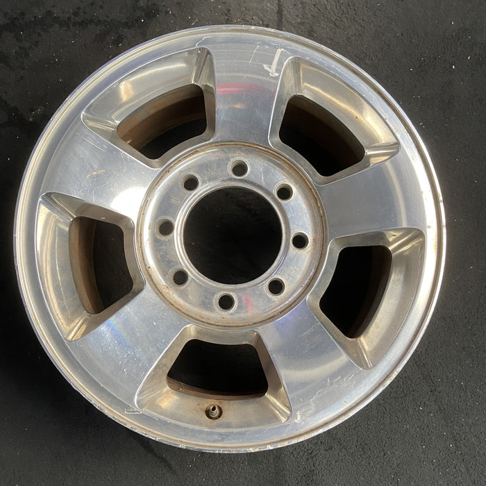 17" DODGE 1500 PICKUP 06 8 lug, , aluminum, Original OEM Wheel Rim - POLISHED - Additional View