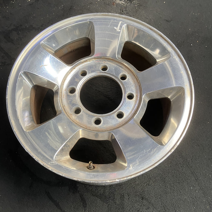 17" DODGE 1500 PICKUP 06 8 lug, , aluminum, Original OEM Wheel Rim - POLISHED - View 7