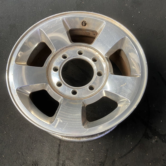 17" DODGE 1500 PICKUP 06 8 lug, , aluminum, Original OEM Wheel Rim - POLISHED - View 8