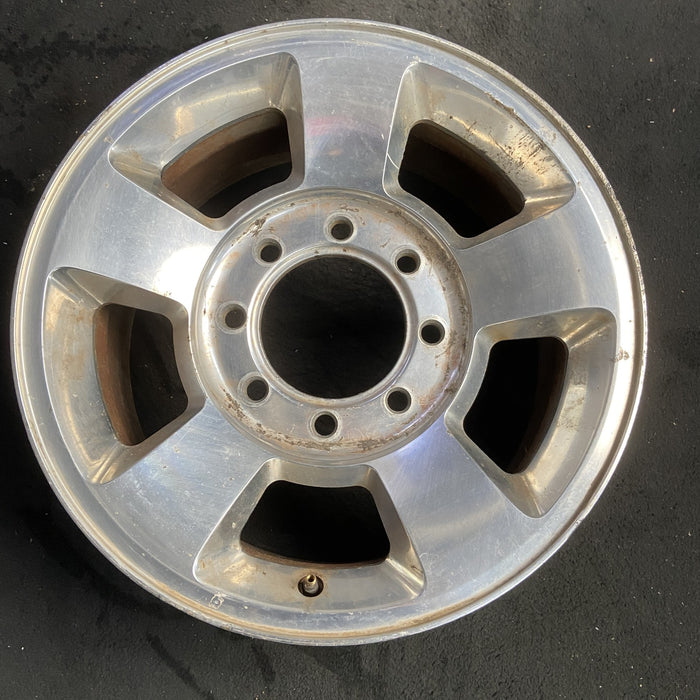 17" DODGE 1500 PICKUP 06 8 lug, , aluminum, Original OEM Wheel Rim - POLISHED - Additional View