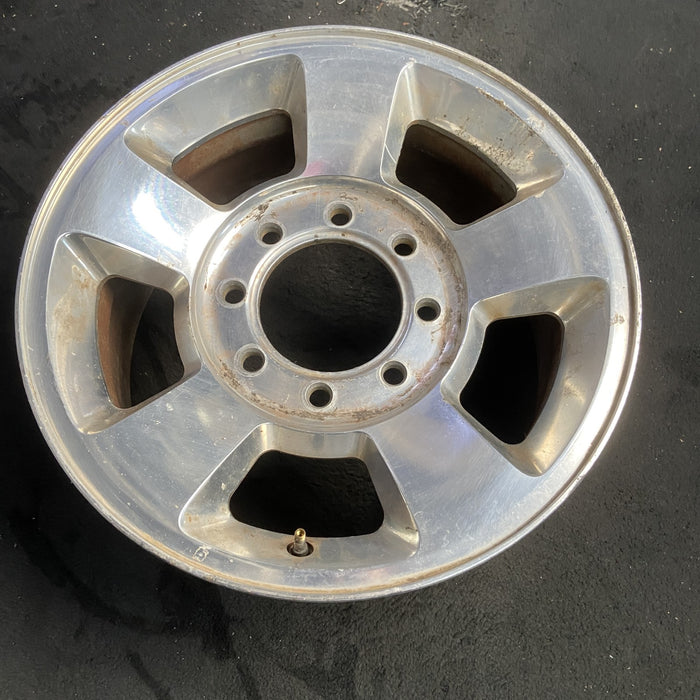 17" DODGE 1500 PICKUP 06 8 lug, , aluminum, Original OEM Wheel Rim - POLISHED - View 7